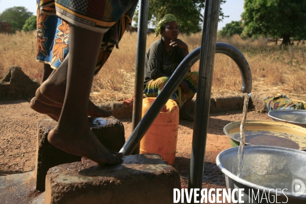 Vue aérienne du Burkina Faso