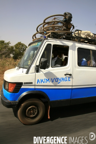 Vue aérienne du Burkina Faso