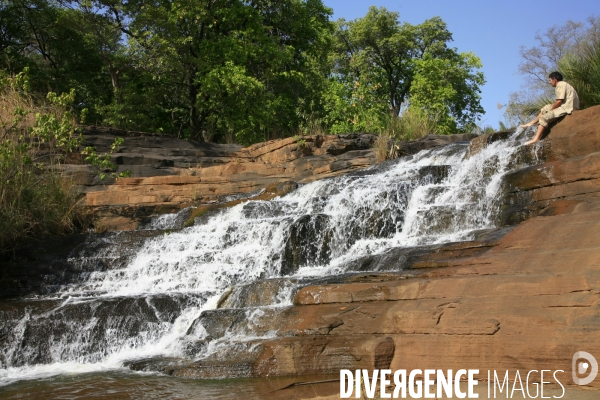 Vue aérienne du Burkina Faso