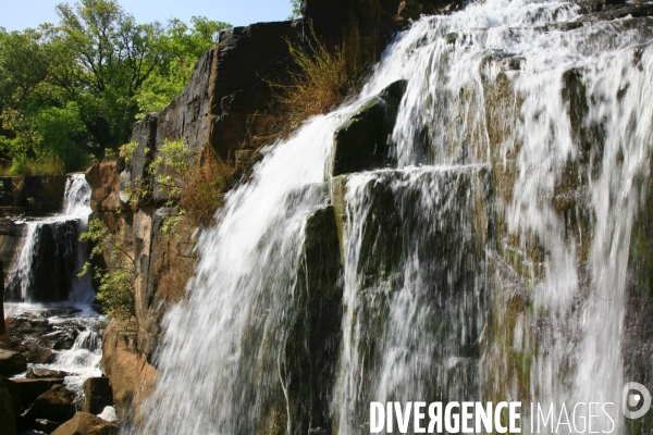 Vue aérienne du Burkina Faso