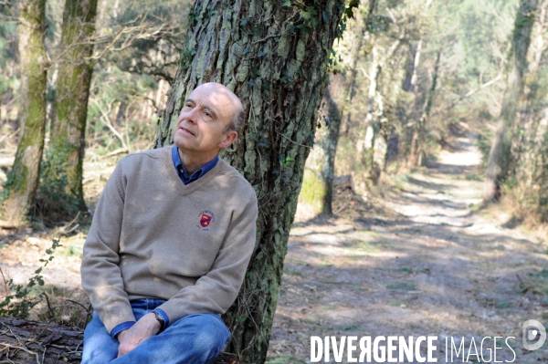 JUPPE Alain et sa femme Isabelle à Hossegor