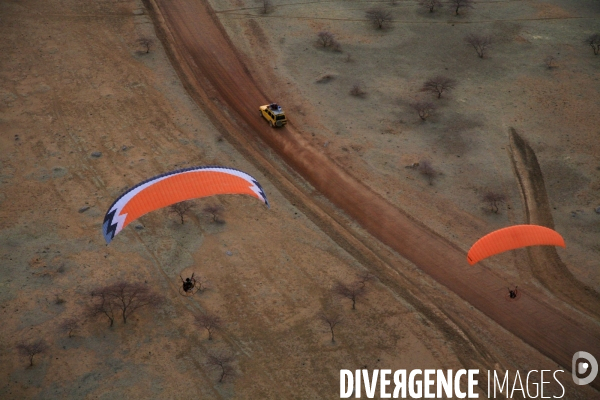 Vue aérienne du Burkina Faso