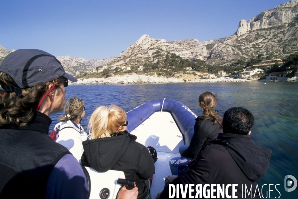 Parc National des Calanques. Marseille, Cassis et La Ciotat