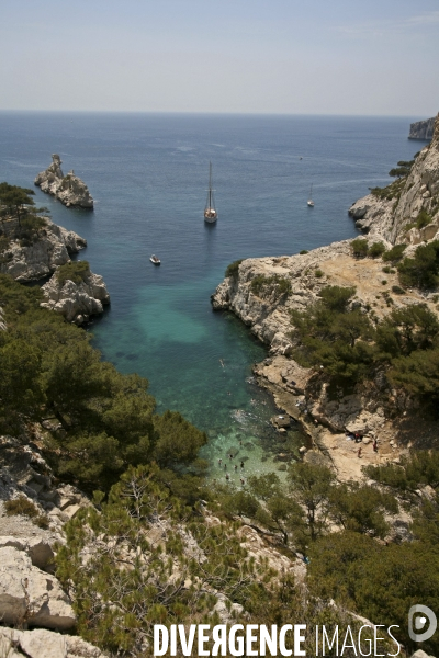 Parc National des Calanques. Marseille, Cassis et La Ciotat