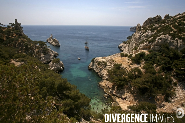 Parc National des Calanques. Marseille, Cassis et La Ciotat