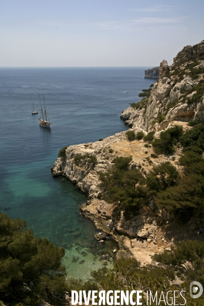 Parc National des Calanques. Marseille, Cassis et La Ciotat