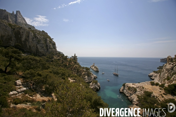 Parc National des Calanques. Marseille, Cassis et La Ciotat