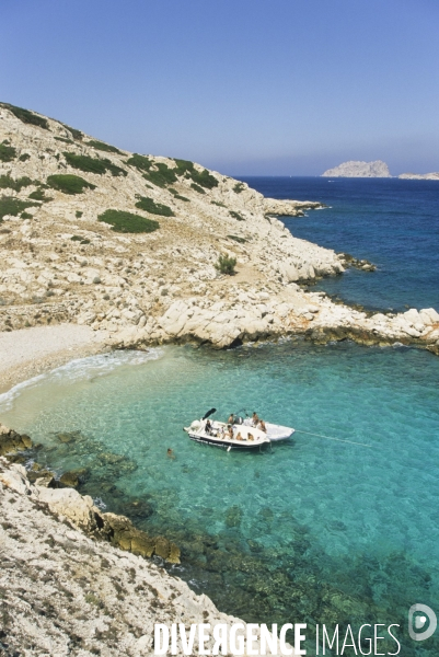 Parc National des Calanques. Marseille, Cassis et La Ciotat