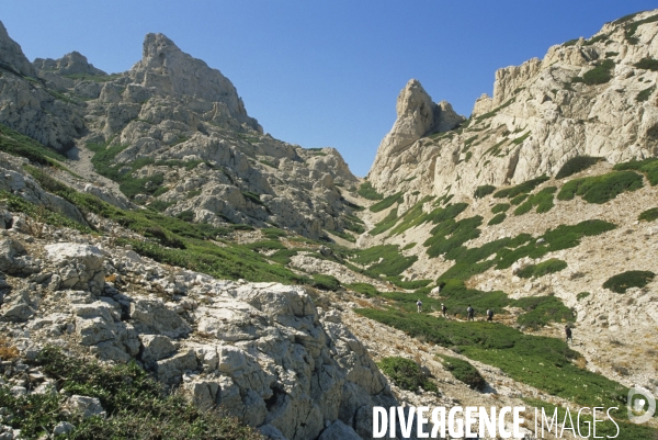 Parc National des Calanques. Marseille, Cassis et La Ciotat