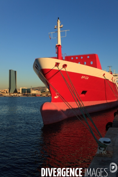 La tour CMA-CGM et le Grand Port Maritime de Marseille