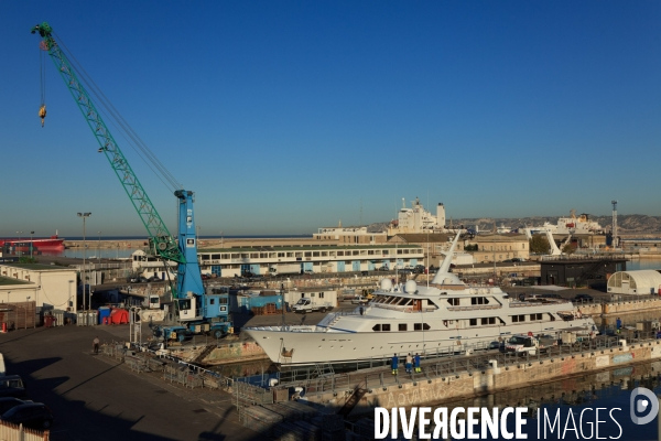 La tour CMA-CGM et le Grand Port Maritime de Marseille