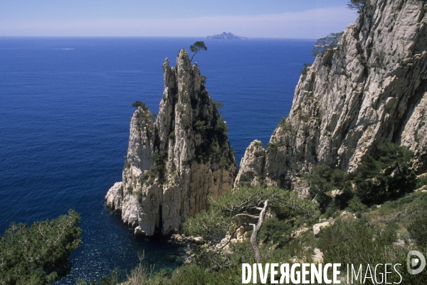 Parc National des Calanques. Marseille, Cassis et La Ciotat