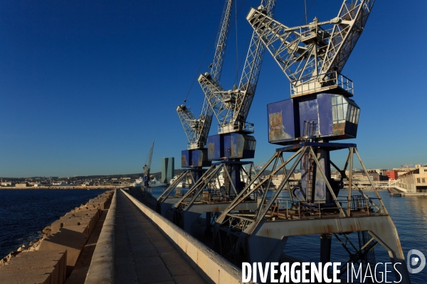 La tour CMA-CGM et le Grand Port Maritime de Marseille