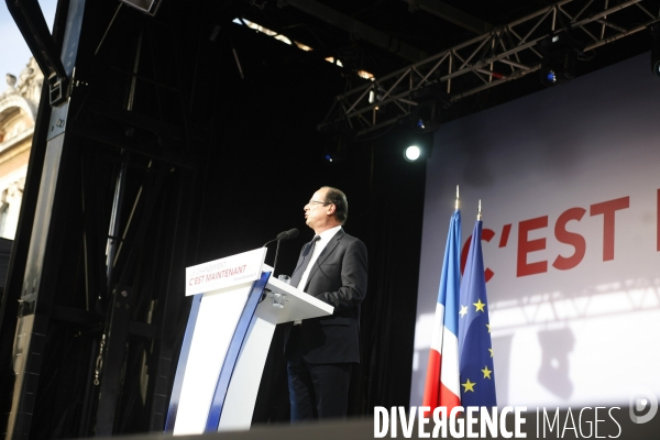 Meeting de François Hollande, Toulouse