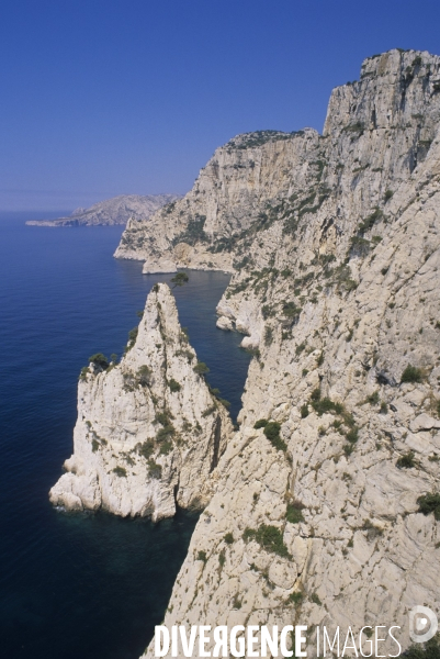 Parc National des Calanques. Marseille, Cassis et La Ciotat