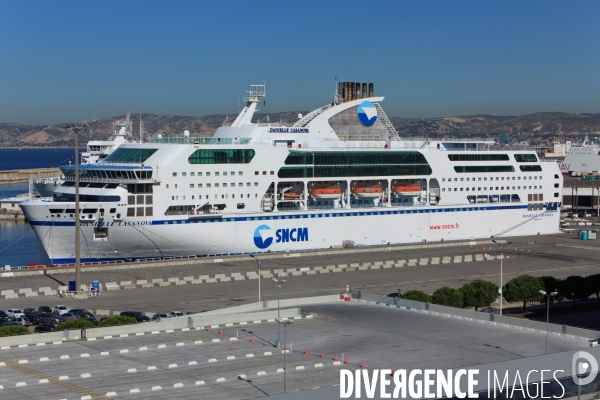 La tour CMA-CGM et le Grand Port Maritime de Marseille