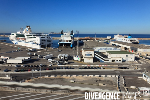 La tour CMA-CGM et le Grand Port Maritime de Marseille