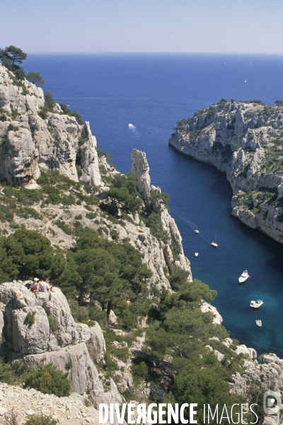 Parc National des Calanques. Marseille, Cassis et La Ciotat