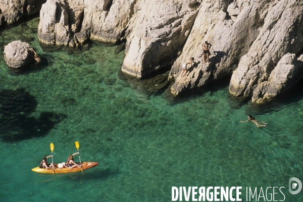 Parc National des Calanques. Marseille, Cassis et La Ciotat