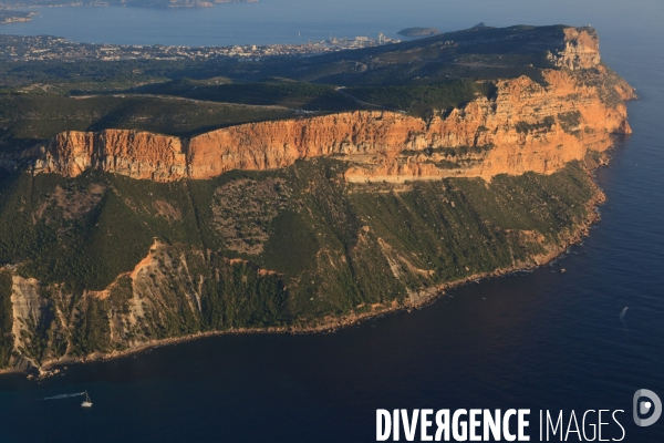 Vue aérienne des Calanques, Cassis, La Ciotat