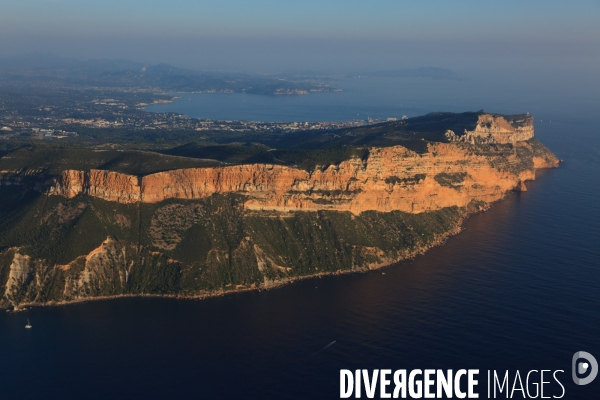 Vue aérienne des Calanques, Cassis, La Ciotat