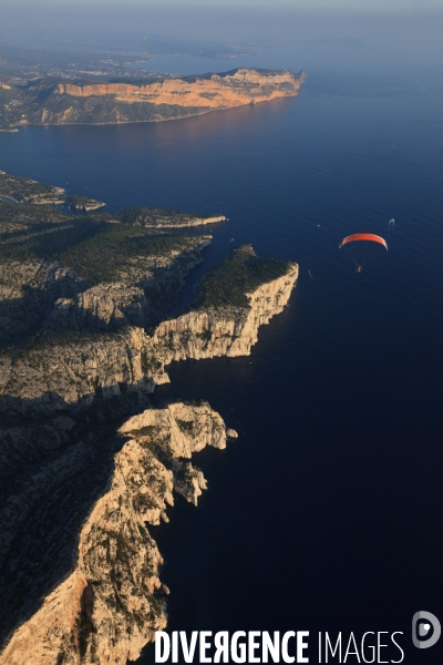Vue aérienne des Calanques, Cassis, La Ciotat