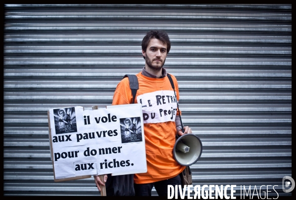 Portraits de manifestants contre la réforme des retraites