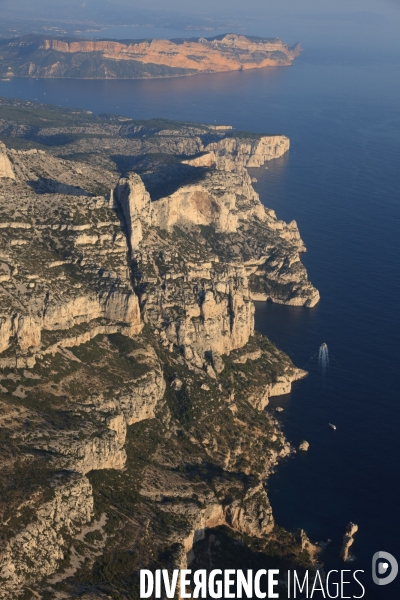 Vue aérienne des Calanques, Cassis, La Ciotat