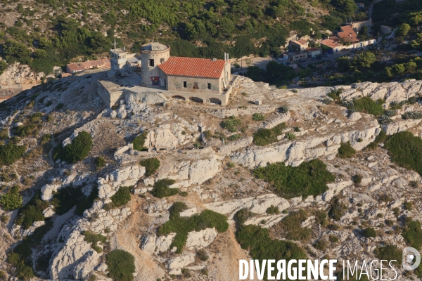 Vue aérienne des Calanques, Cassis, La Ciotat