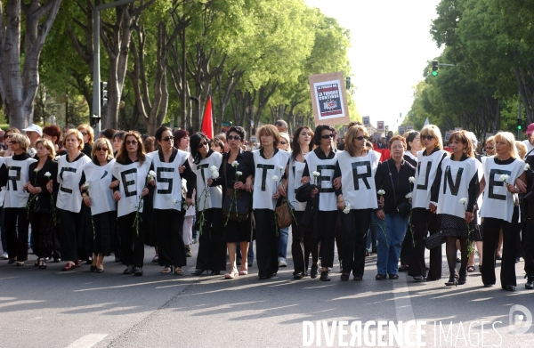 Céremonies pour le 91 éme anniverssaire du genocide armenien a marseille.