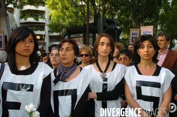 Céremonies pour le 91 éme anniverssaire du genocide armenien a marseille.