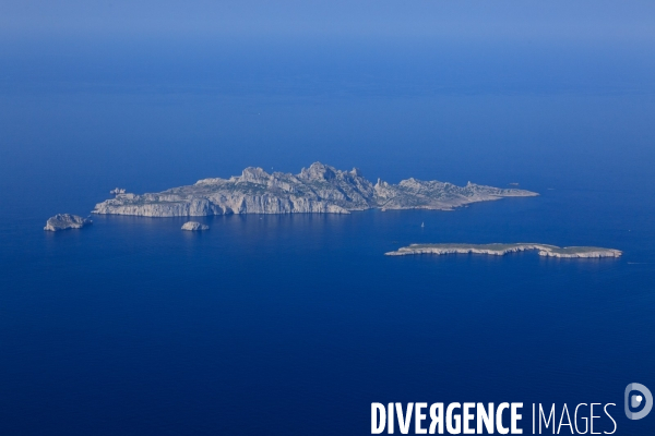 Vue aérienne des Calanques, Cassis, La Ciotat