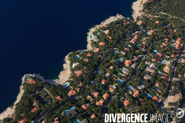 Vue aérienne des Calanques, Cassis, La Ciotat