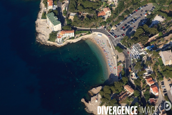 Vue aérienne des Calanques, Cassis, La Ciotat