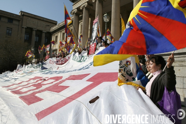 Manifestation pour l indépendance du Tibet