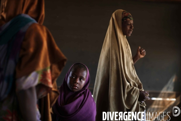 Le camp de dadaab, a l est du kenya, est considere comme le plus grand camp de refugies au monde. l un des centres de sante de msf.