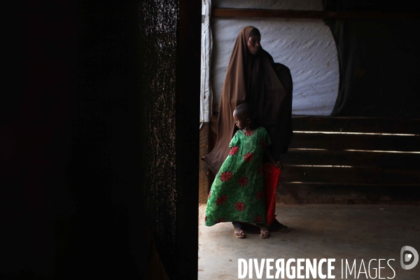 Le camp de dadaab, a l est du kenya, est considere comme le plus grand camp de refugies au monde. l un des centres de sante de msf.