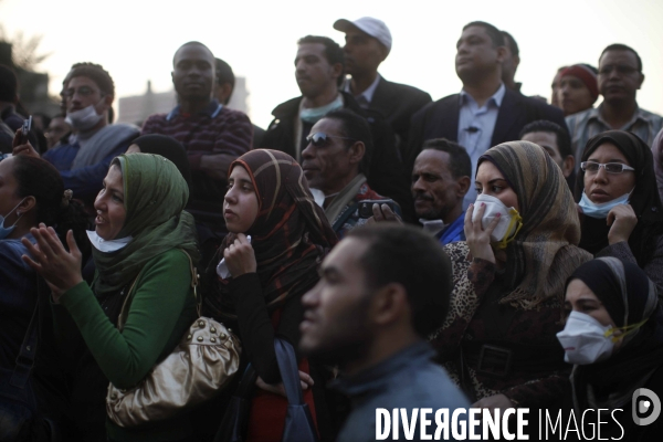 Demonstration in tahrir square.