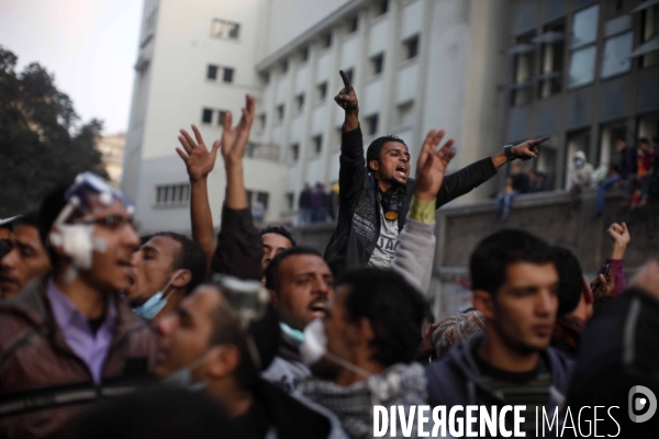 Demonstration in tahrir square.