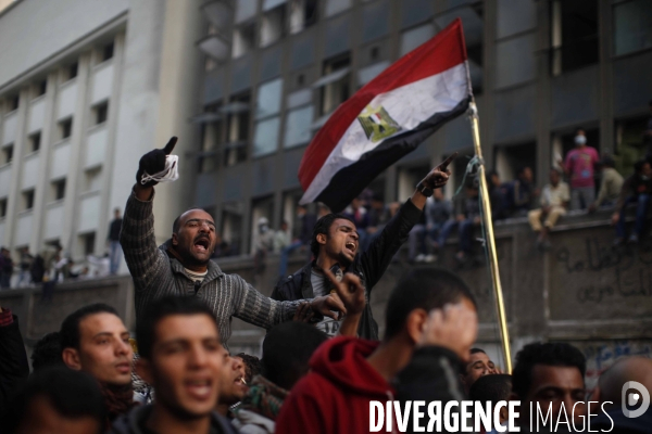 Demonstration in tahrir square.