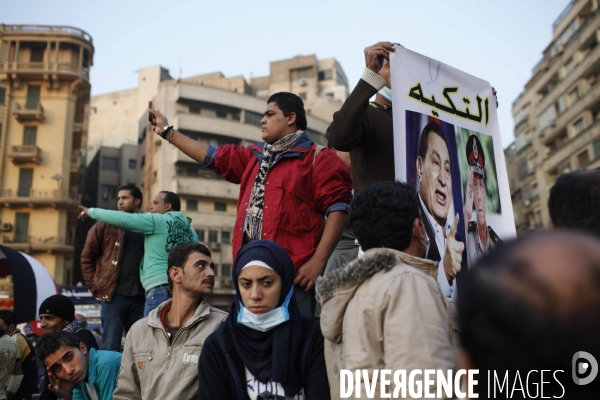 Demonstration in tahrir square.