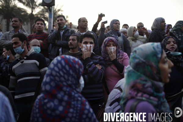 Demonstration in tahrir square.