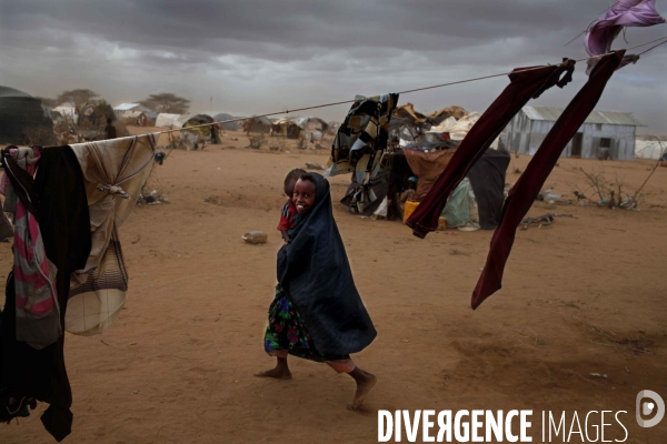 Camp de refugies de dadaab, a l est du kenya.