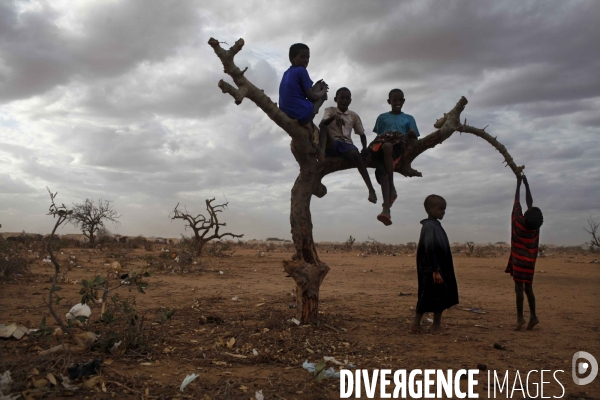 Camp de refugies de dadaab, a l est du kenya, est la plus grand camp de refugies au monde.