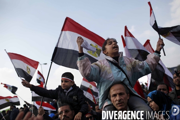 Demonstration in tahrir square.