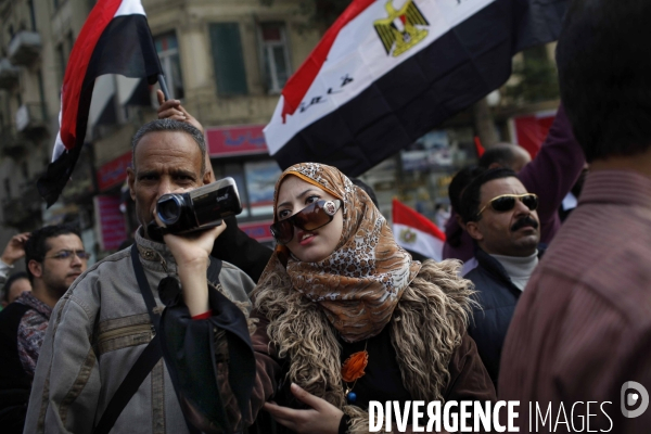 Demonstration in tahrir square.