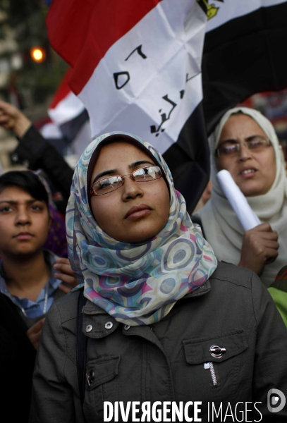 Demonstration in tahrir square.