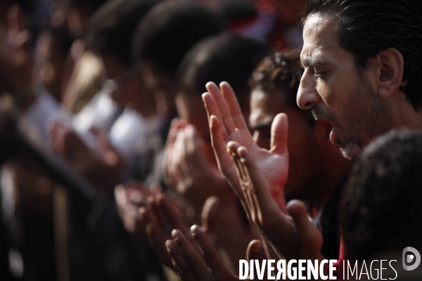 Demonstration in tahrir square.