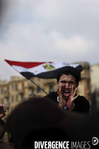 Demonstration in tahrir square.