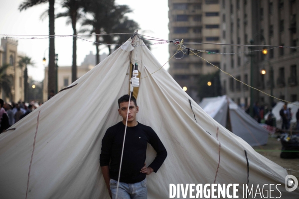 Demonstration in tahrir square.